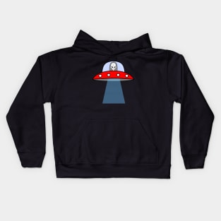 BEAM Me Up Alien Spaceship Kids Hoodie